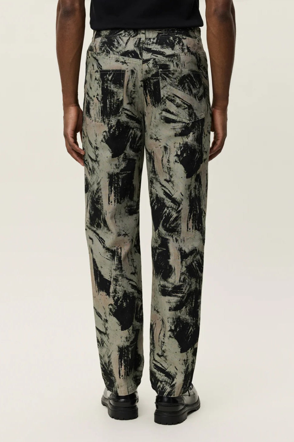 Ryder AOP Canvas Pants Les Deux