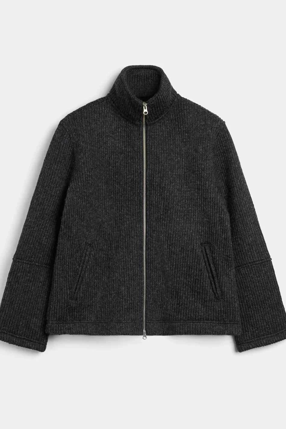 Seven Wmn Wool - Black Melange