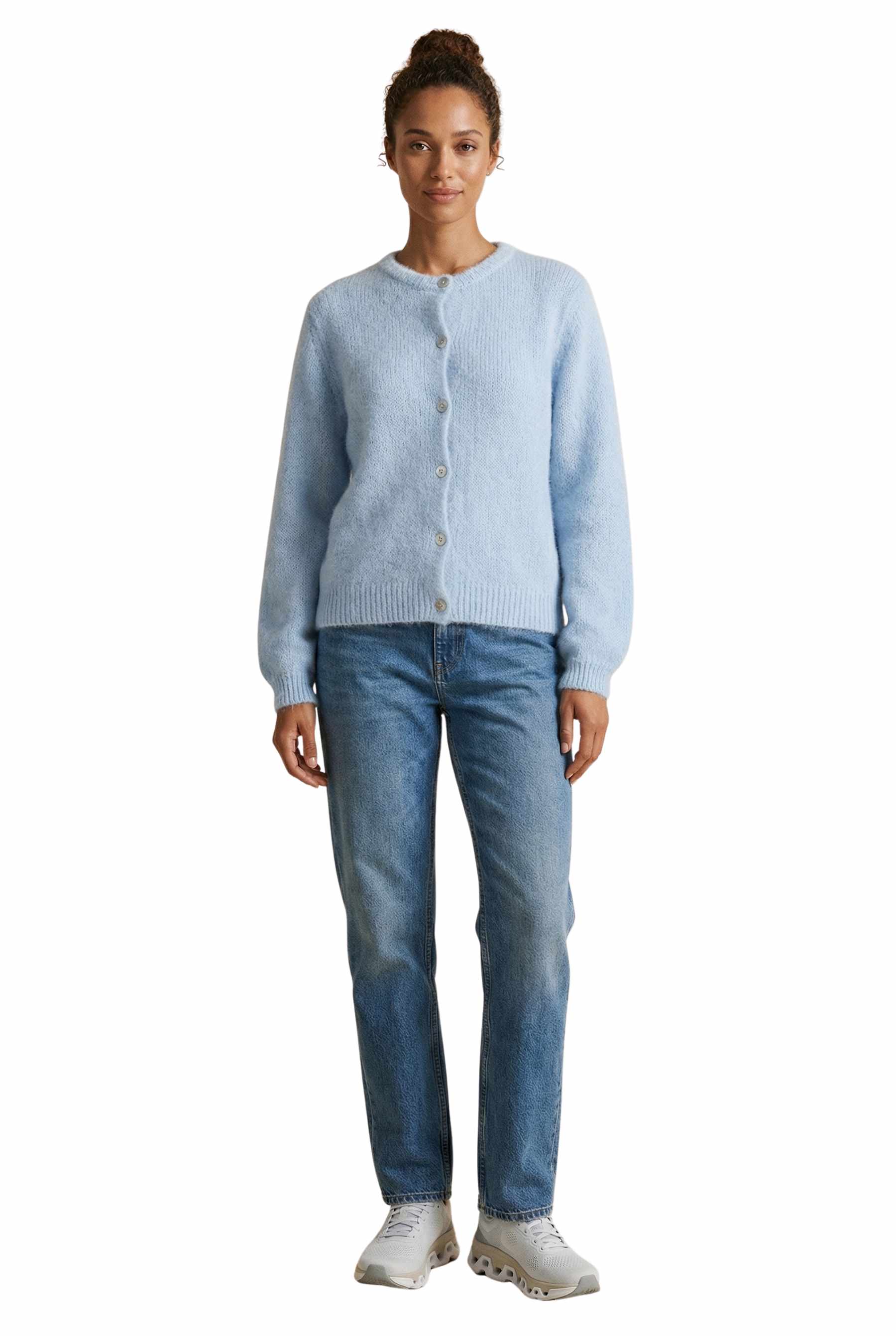 Susan Alpaca Cardigan Light Blue Americandreams