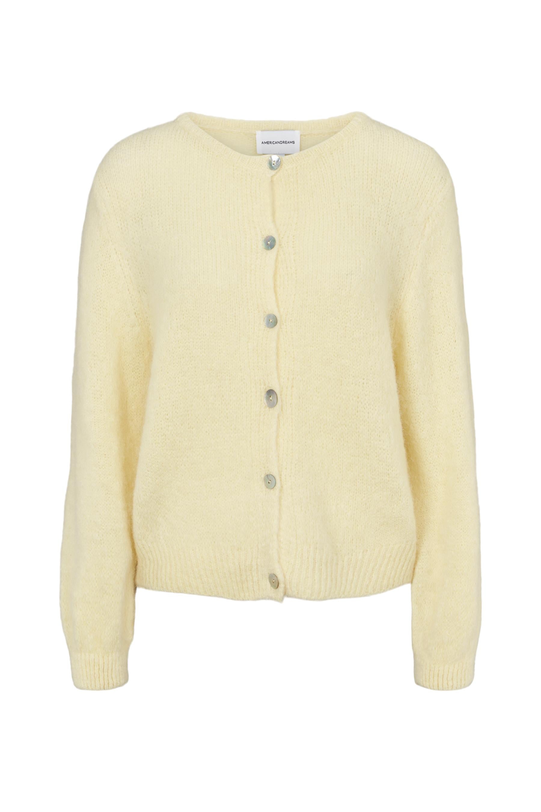Susan Alpaca Cardigan Light Yellow Americandreams