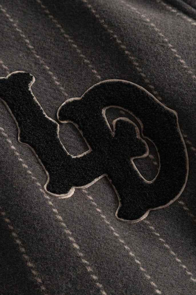 Varsity Pinstripe Wool Jacket Les Deux