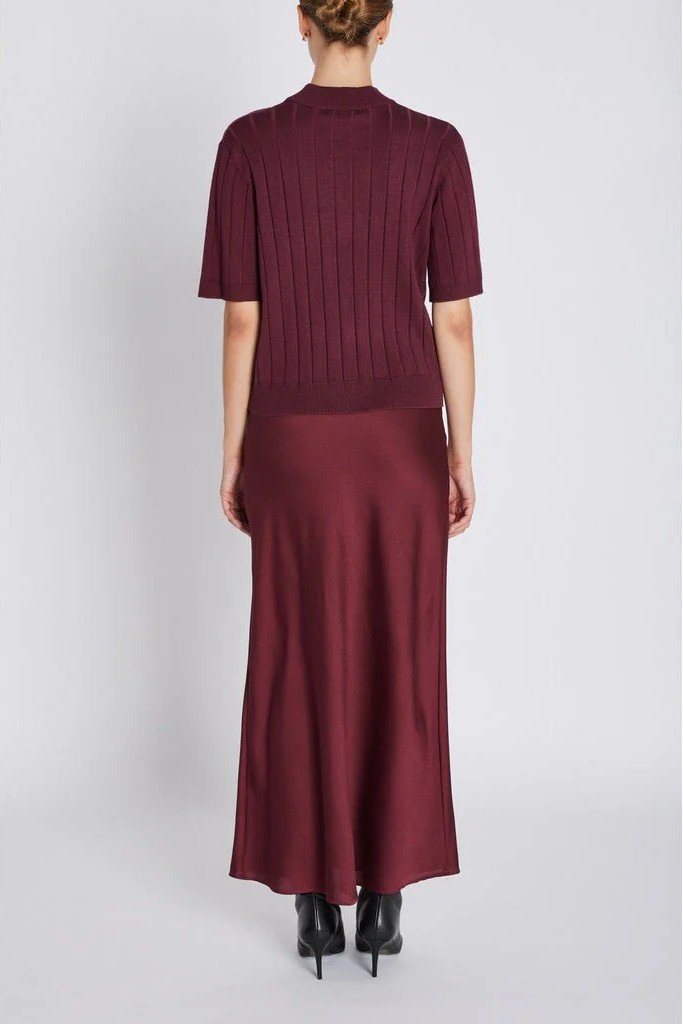 AcaciaBBJoanelle skirt Burgundy Bruuns Bazaar