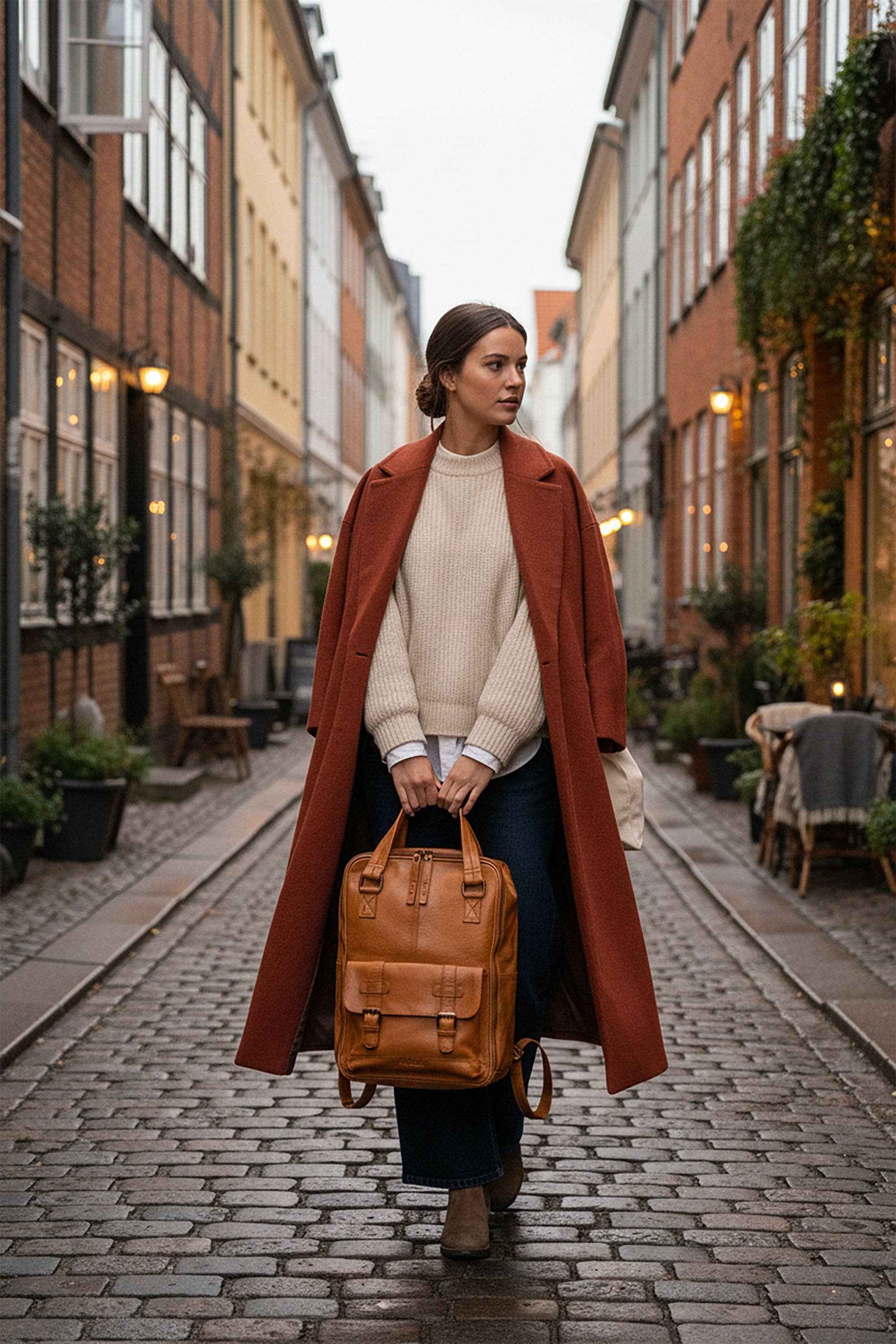 Geogina Backpack - Rich Brown Muud