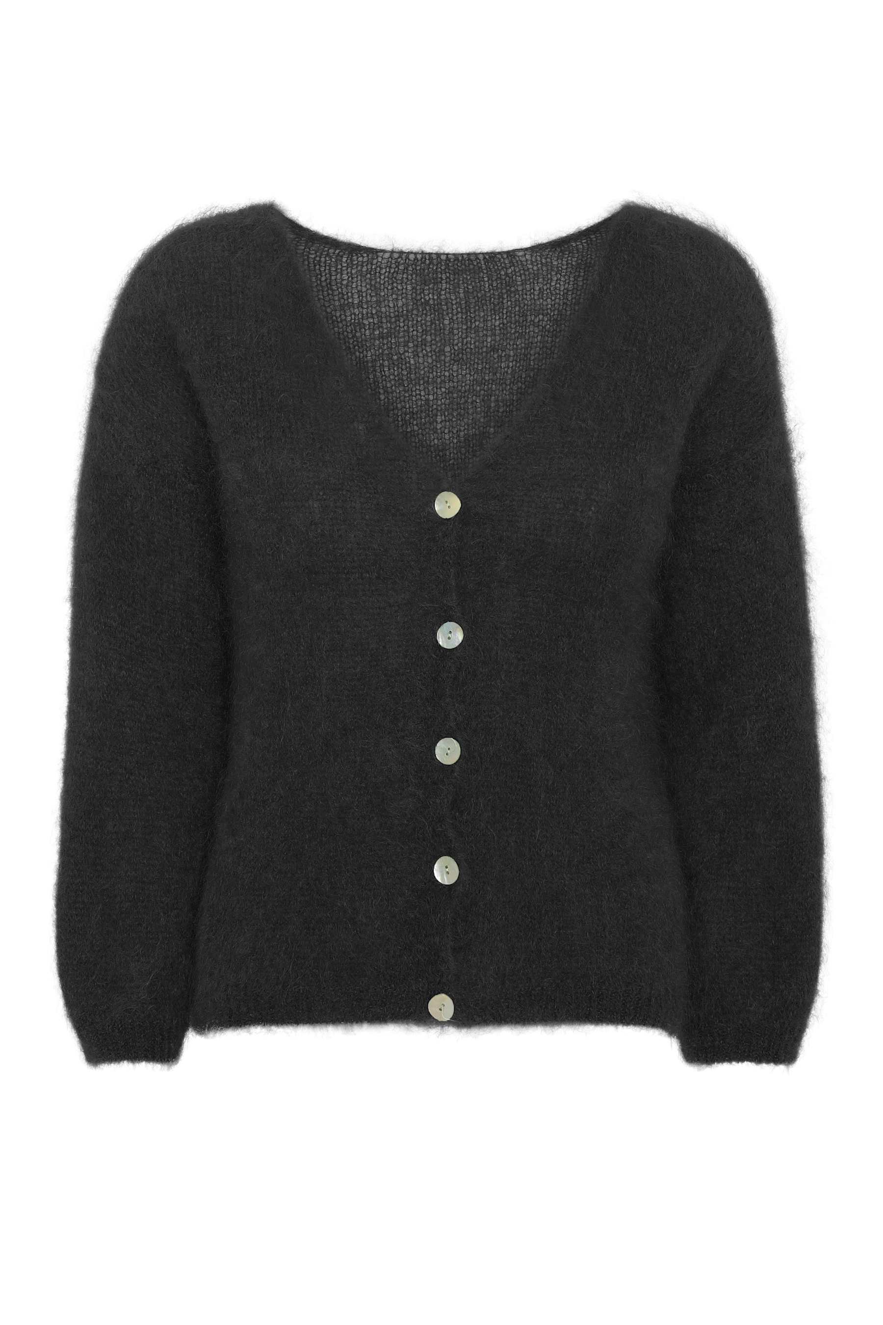 Cornelia LS Cardigan Black Americandreams