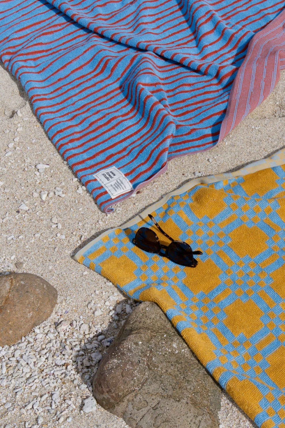 Stripe Beach Towel | Sky & Brick towel.studio