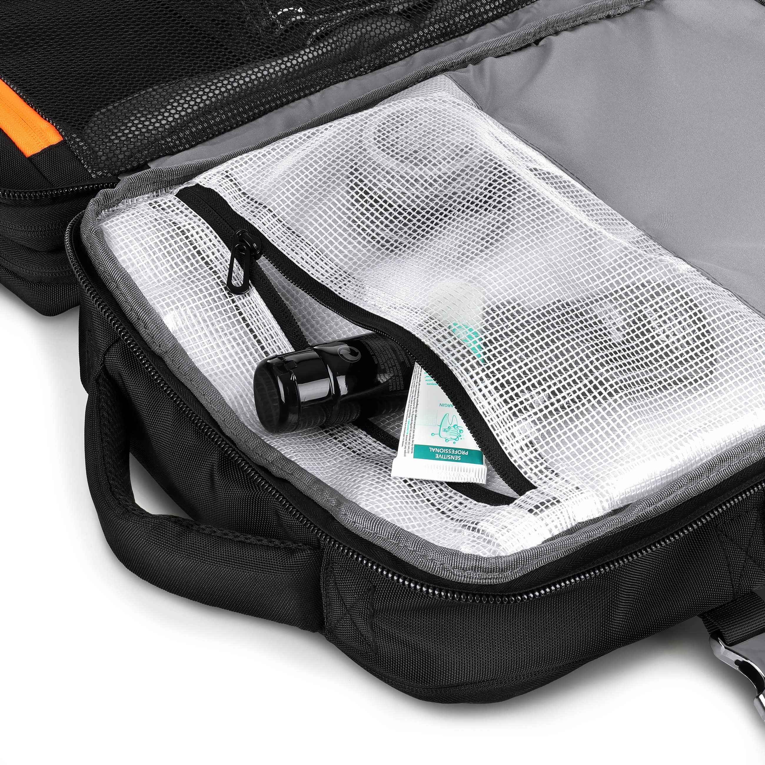 Travel Backpack: Black James Hawk