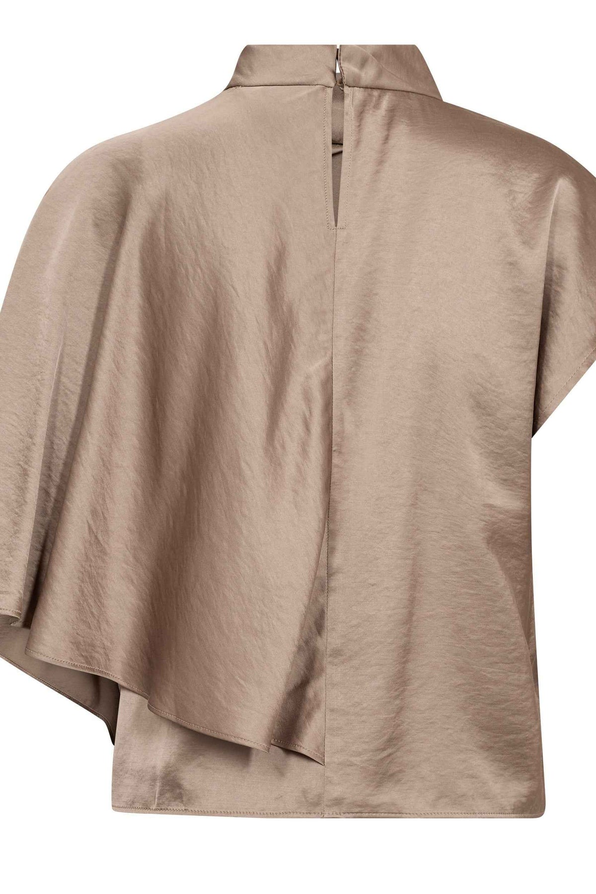 IdunCC Cape SS Blouse - Walnut