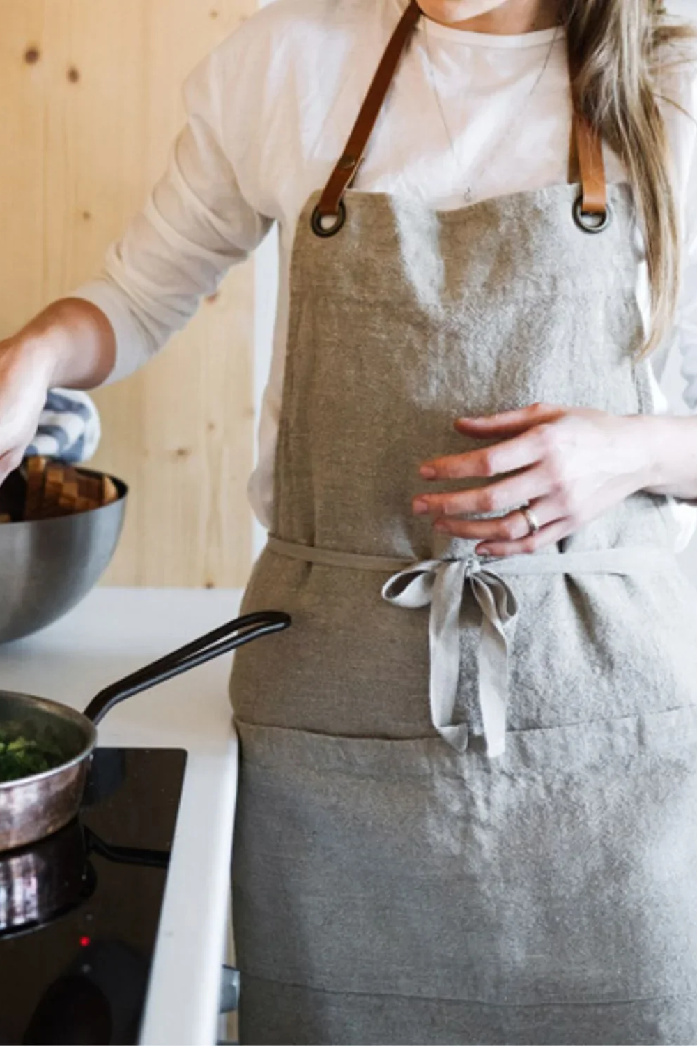 Natural Linen Luxury Apron Linen Tales