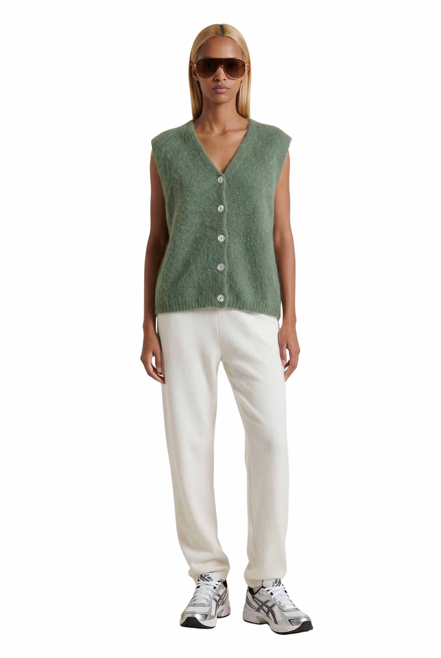 Telma Vest Dusty Green Americandreams
