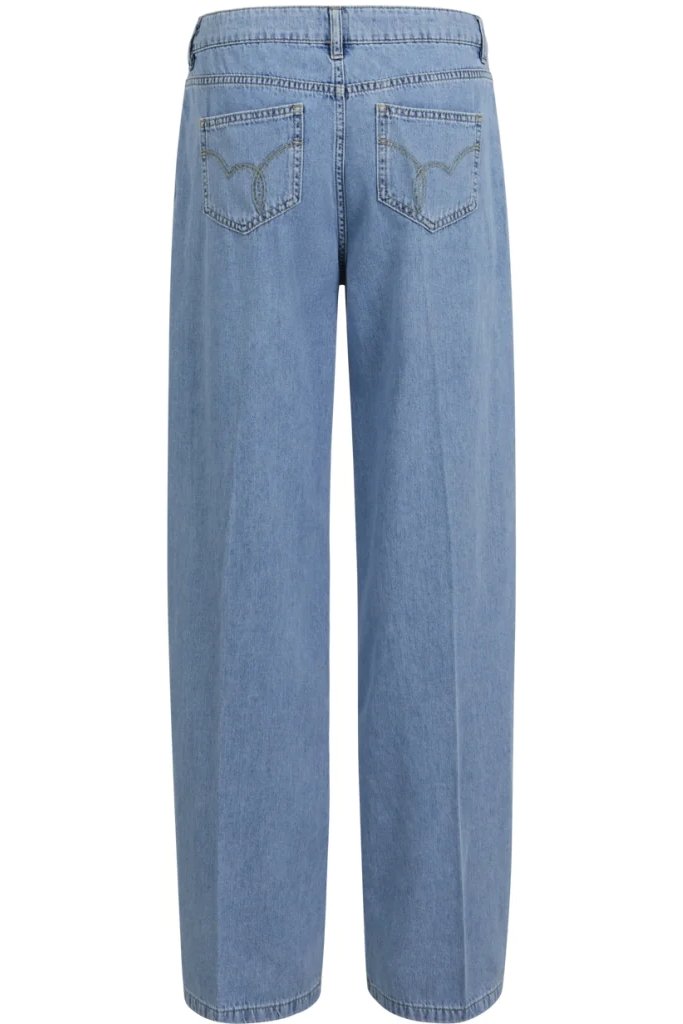 Jeans With Wide Legs Light Denim