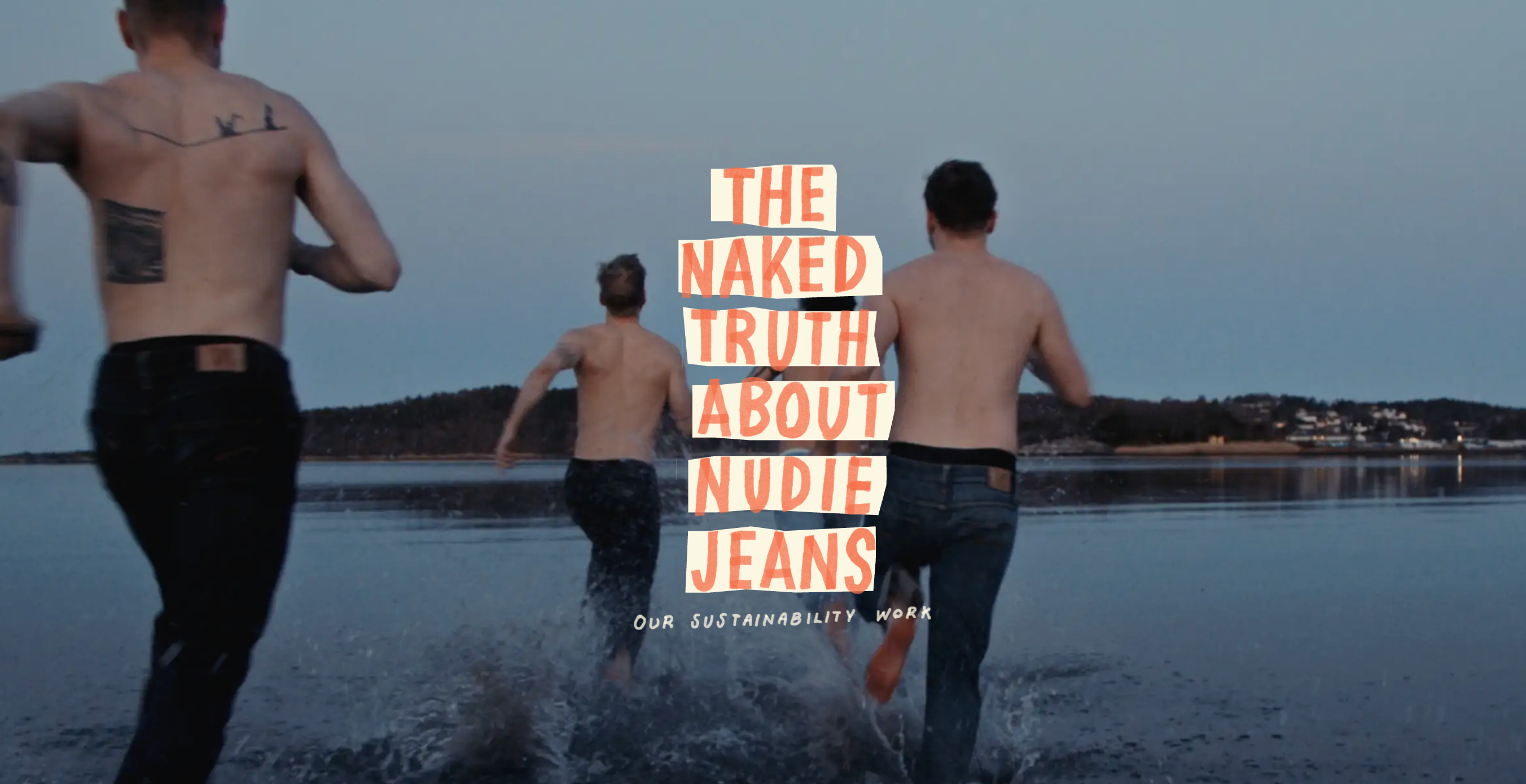 Kulunut Nudie Jeans -farkkupari uuden farkun vieressä – huomisen vintage