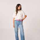 Women's Solid Elastic Braided Belt - Pink BILLYBELT