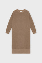 Zona Rib Knit Dress - Taupe Melange moshi moshi mind
