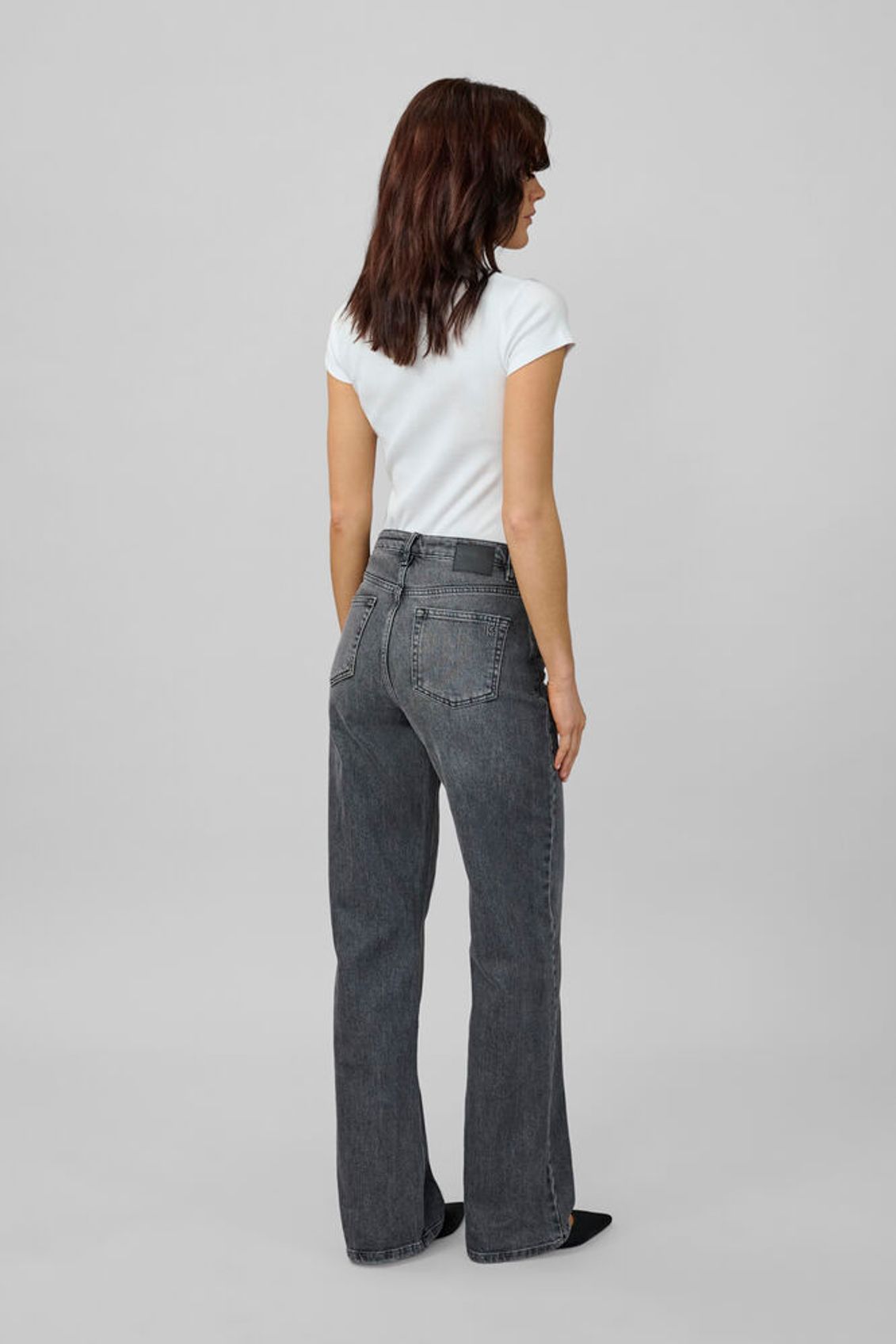 05 THE LOUIS HIGH WIDE Dark Grey Retro Wash My Essential Wardrobe