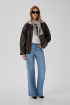 05 THE LOUIS HIGH WIDE Medium Blue Retro Wash My Essential Wardrobe