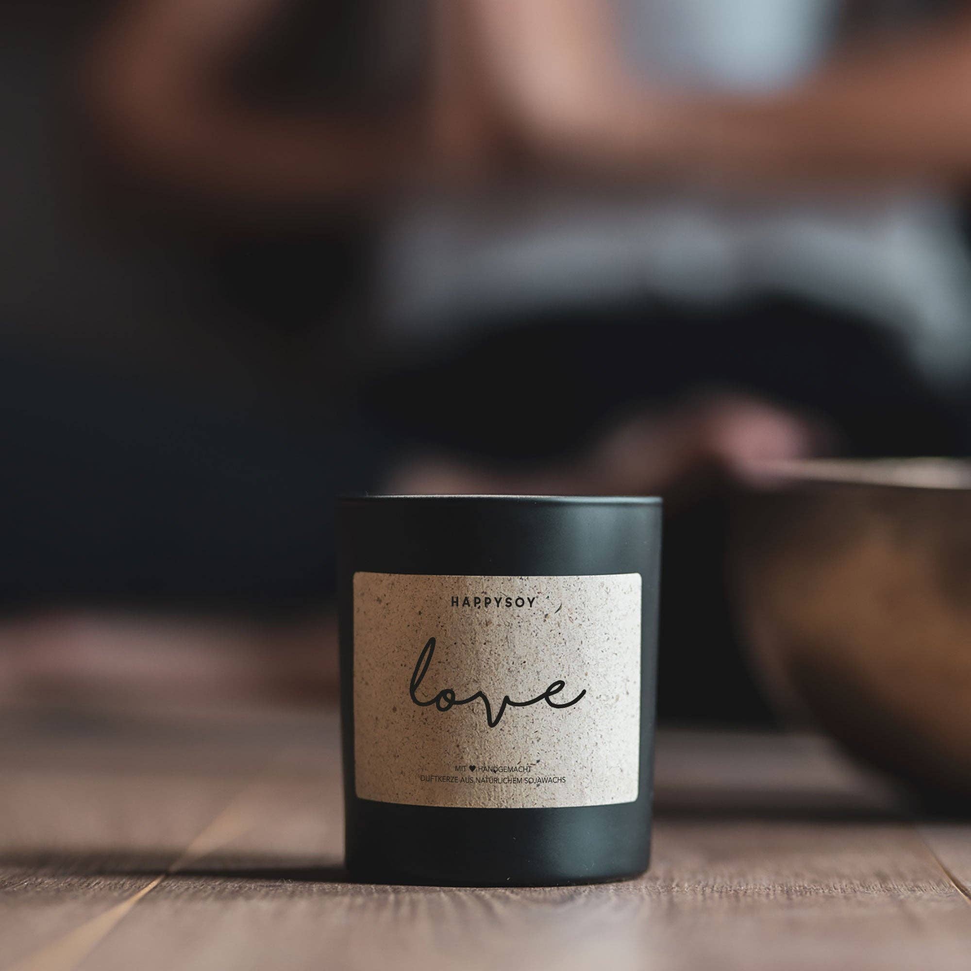Scented candle | LOVE Happysoy