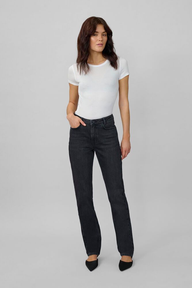 07 THE ISA 139 HIGH STRAIGHT Black Retro Wash My Essential Wardrobe