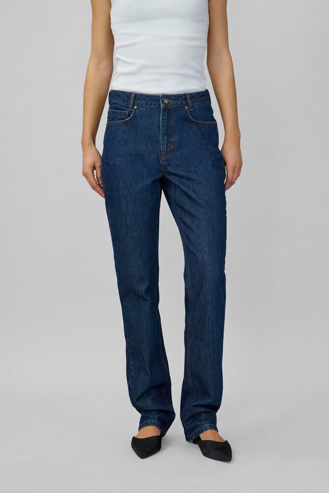 07 THE ISA 139 HIGH STRAIGHT dark blue un-washed My Essential Wardrobe