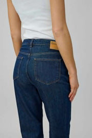 07 THE ISA 139 HIGH STRAIGHT dark blue un-washed My Essential Wardrobe