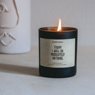 Scented candle | Today I will do absolutely nothing. Happysoy