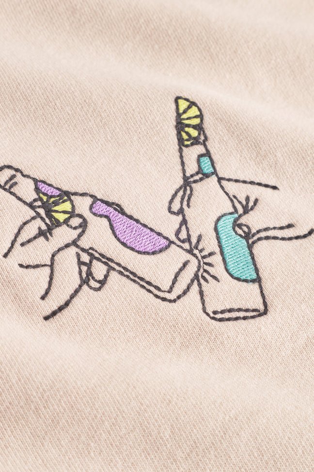 Sweatshirt Malmoe Cheers Oat White Dedicated
