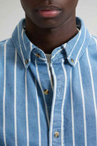 WORKWEAR BUTTON DOWN DENIM STRIPE Lee