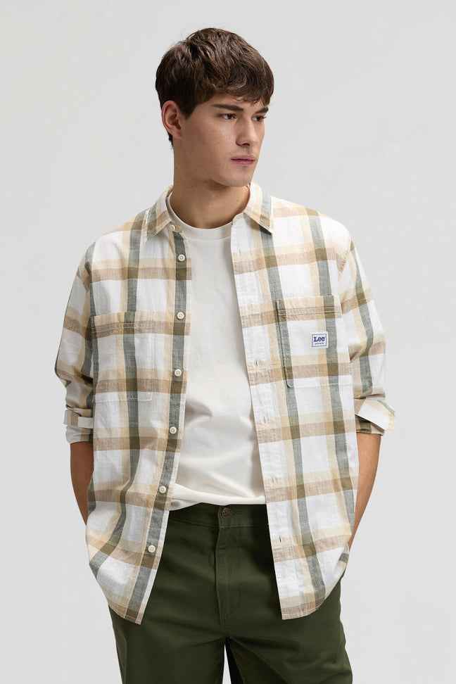 WORKWEAR SHIRT 2.0 OAK MOSS PLAID Lee
