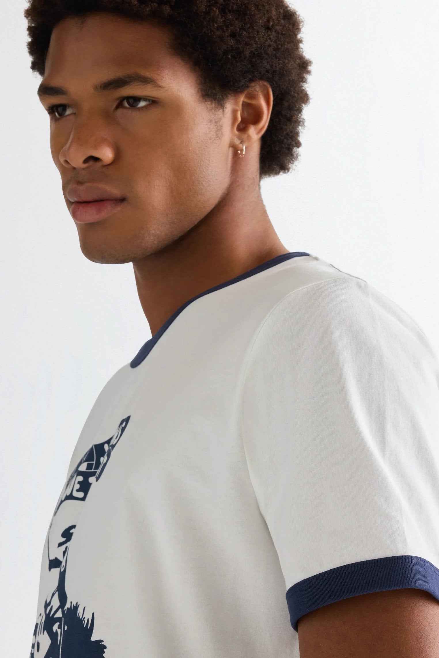 RINGER TEE WORN WHITE Wrangler