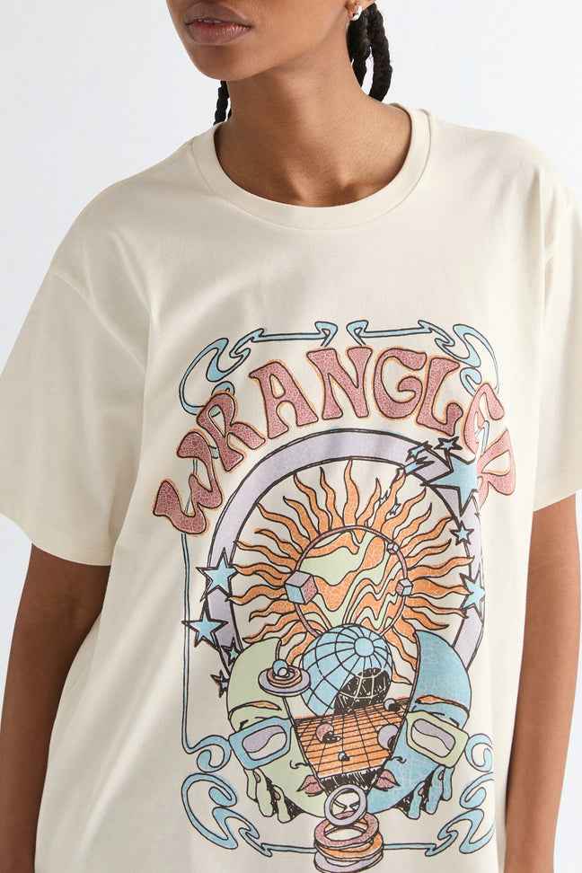 GIRLFRIEND TEE WORN WHITE Wrangler