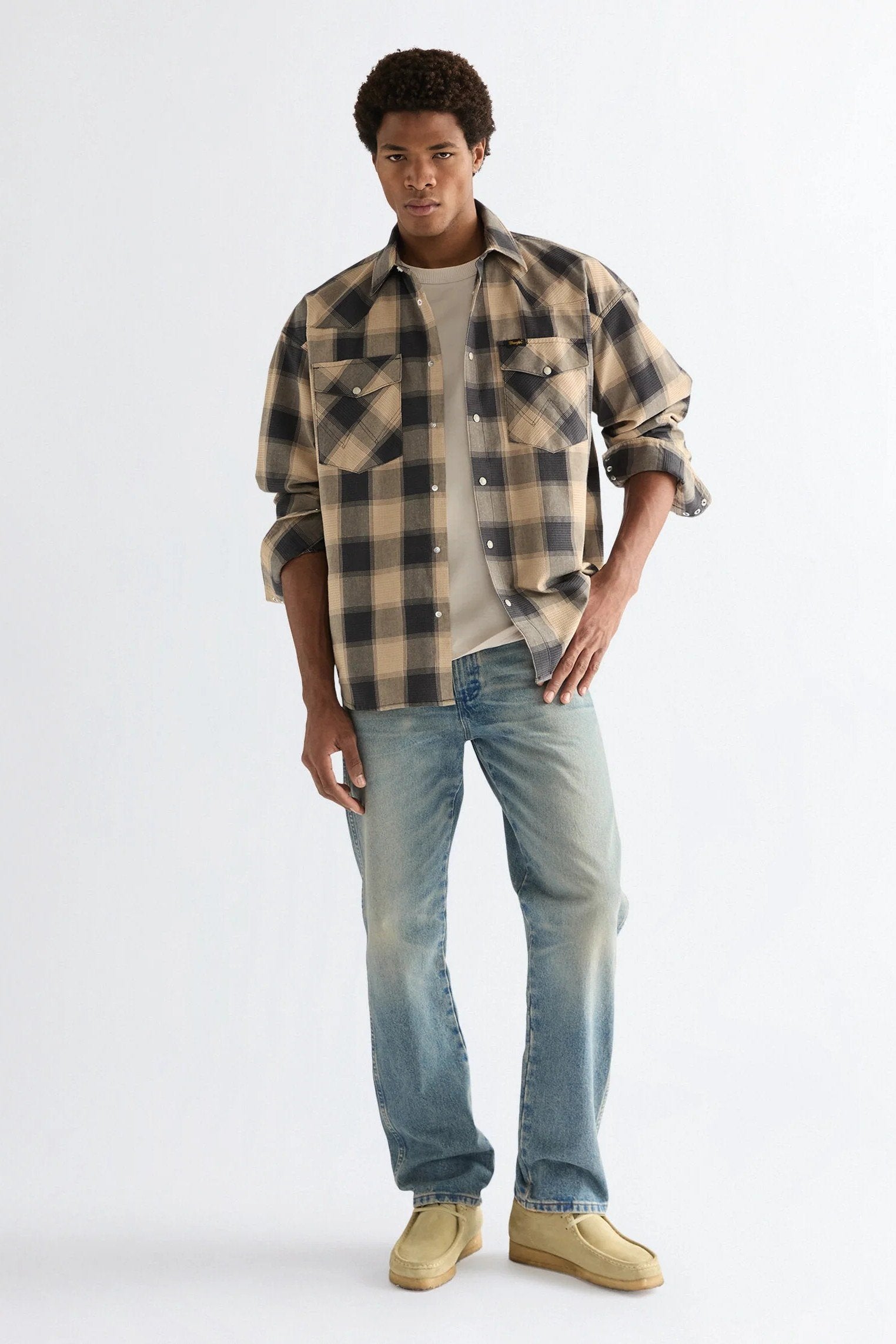 WESTERN SHIRT CURDS AND WHEY Wrangler