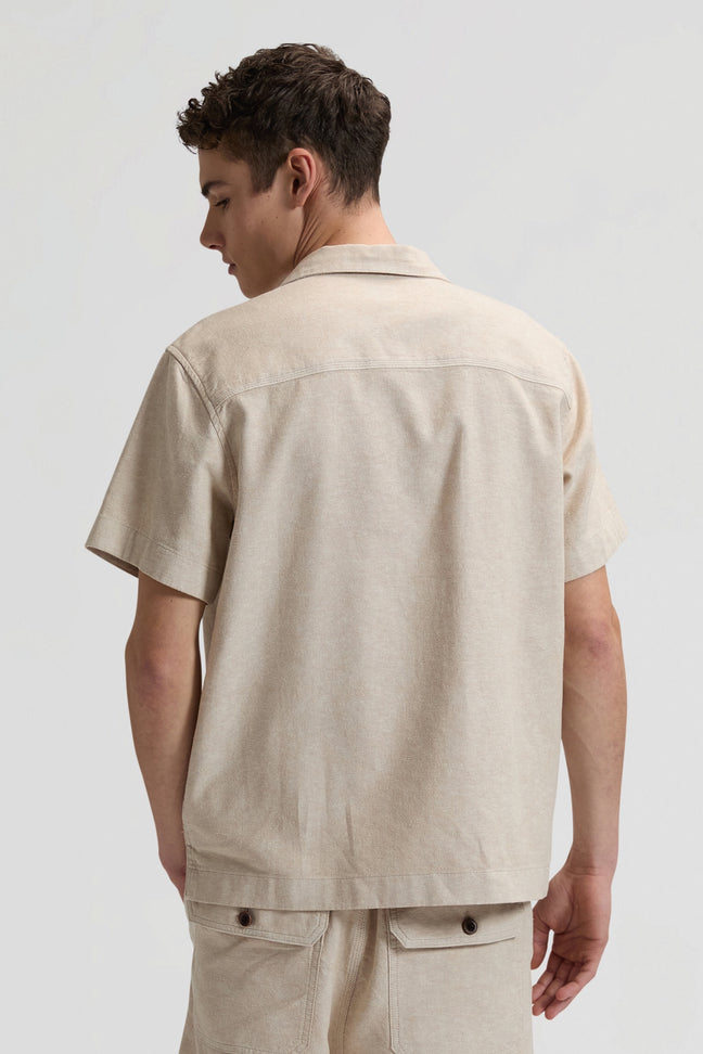 SS UTILITY CAMP SHIRT WHEAT Lee