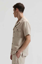 SS UTILITY CAMP SHIRT WHEAT Lee