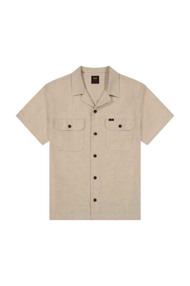 SS UTILITY CAMP SHIRT WHEAT Lee