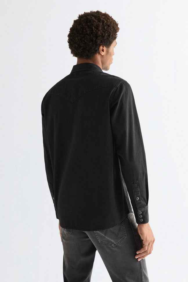WESTERN SHIRT RINSE BLACK Wrangler