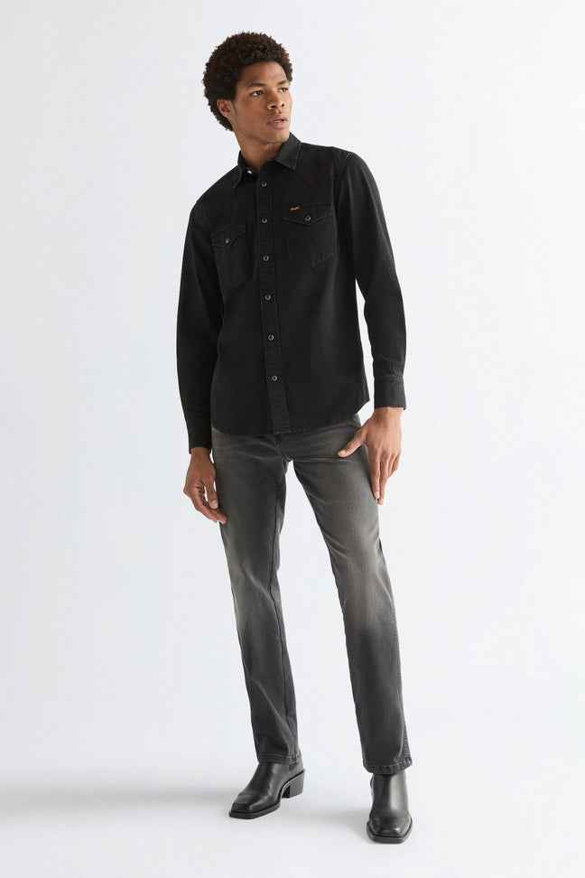 WESTERN SHIRT RINSE BLACK Wrangler