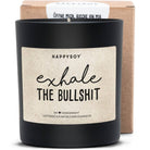 Scented candle | Exhale the bullshitt Happysoy