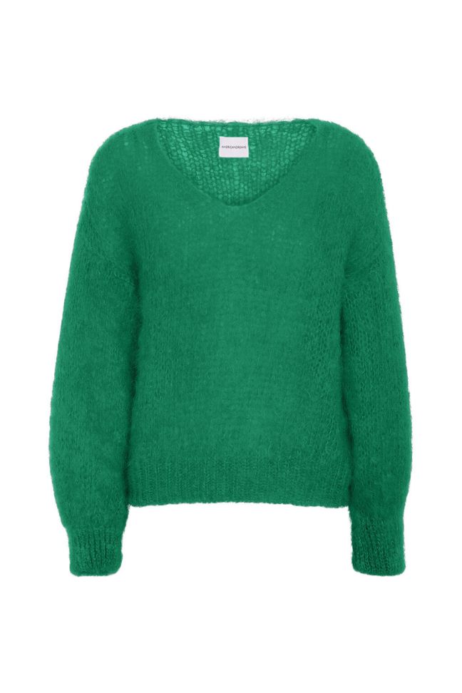 Milana LS Mohair Knit - Jade green Americandreams