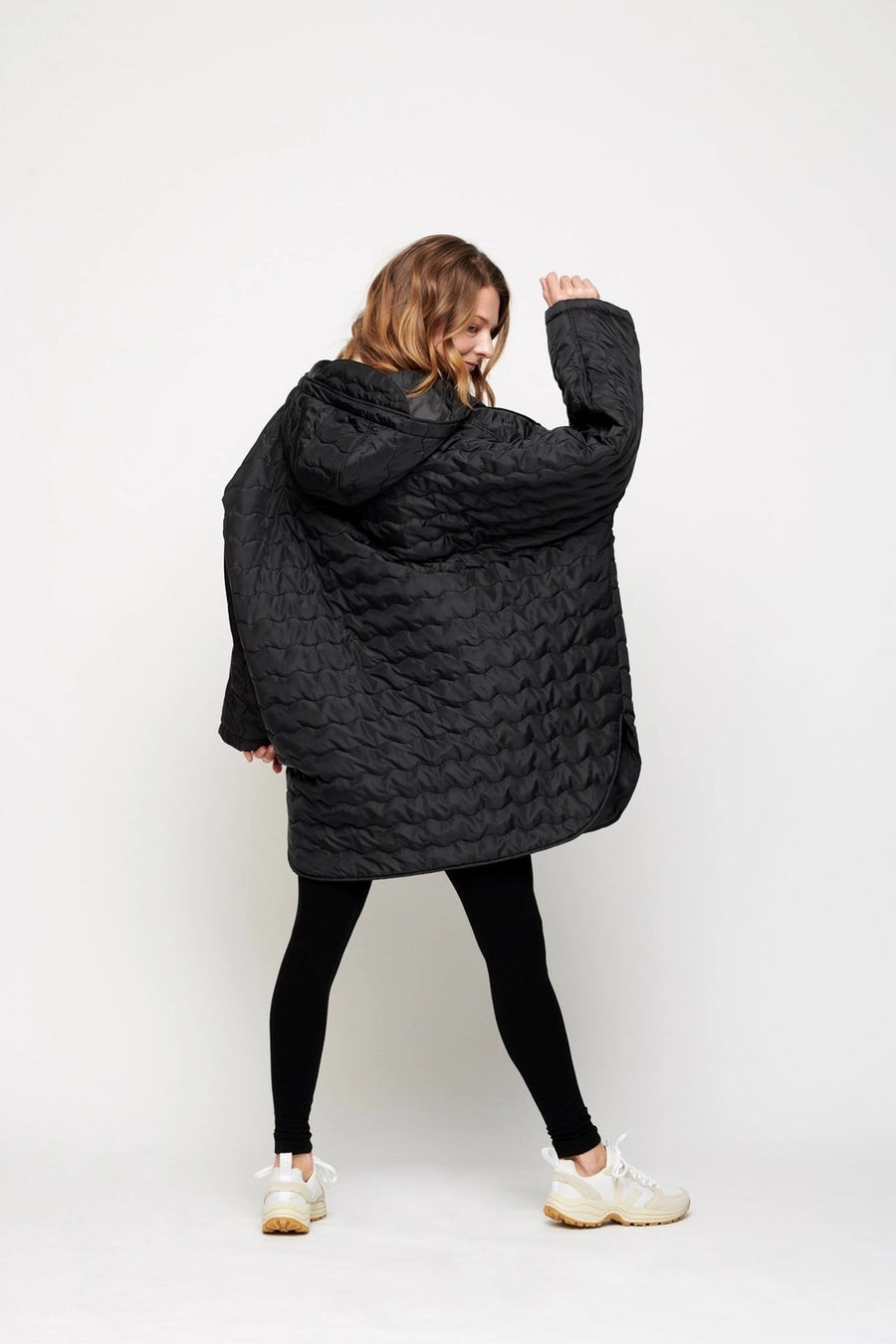 Care Poncho Wr - Black