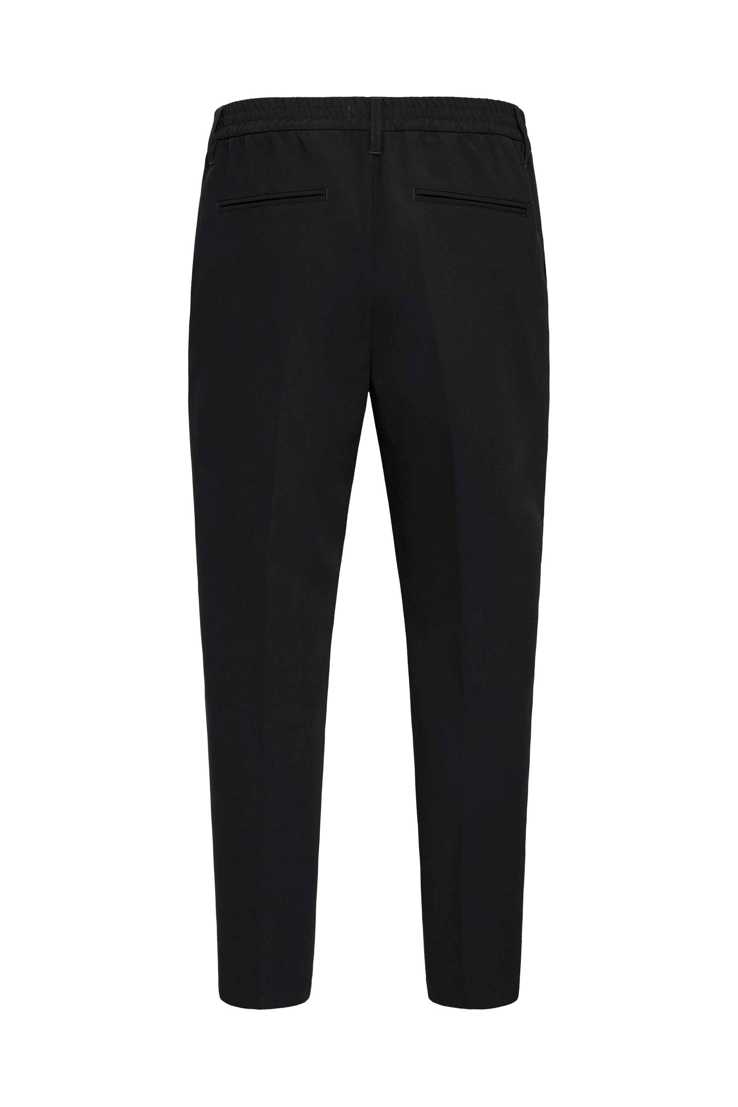 Marc Perfomance Pants With Pleat- Black Casual Friday
