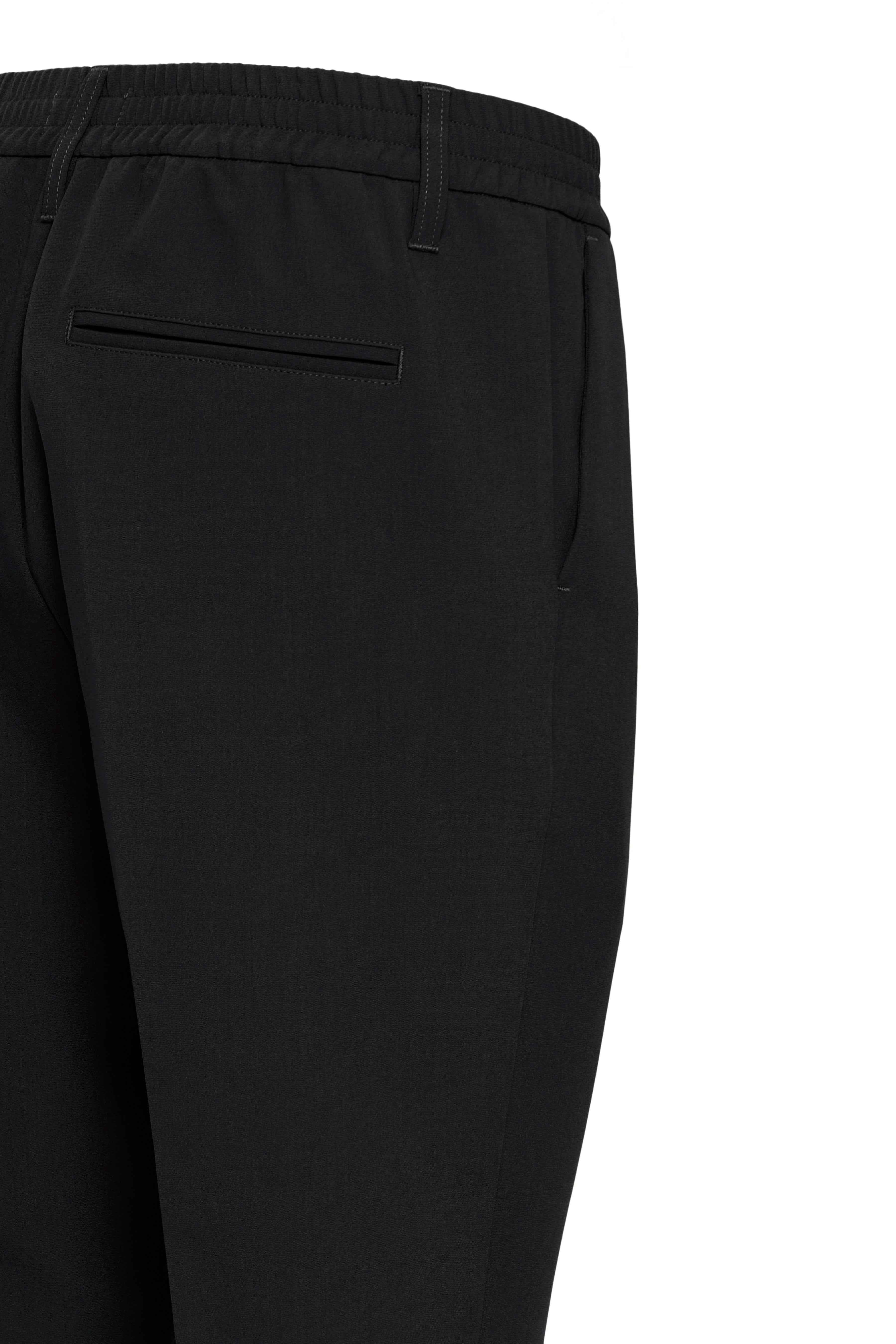 Marc Perfomance Pants With Pleat- Black Casual Friday