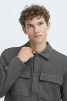 Fellis 0229 Striped Shacket Casual Friday