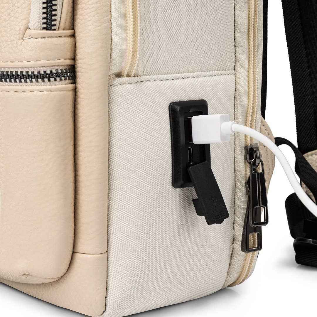 City Backpack: Beige James Hawk