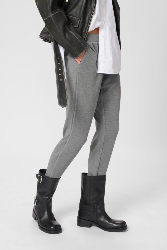 22 THE SWEAT PANT - Dark Grey Melange My Essential Wardrobe