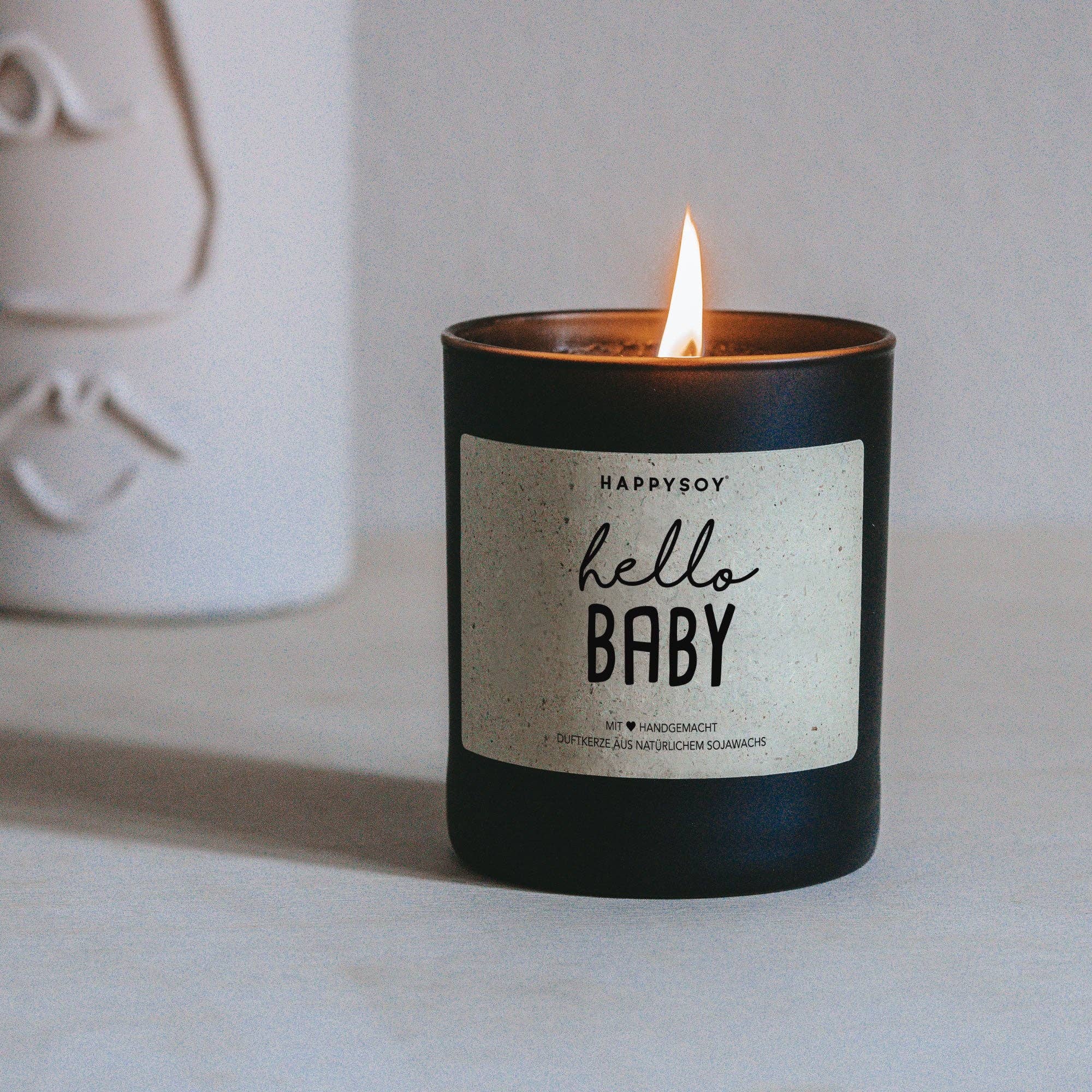Scented candle | Hello Baby! Happysoy