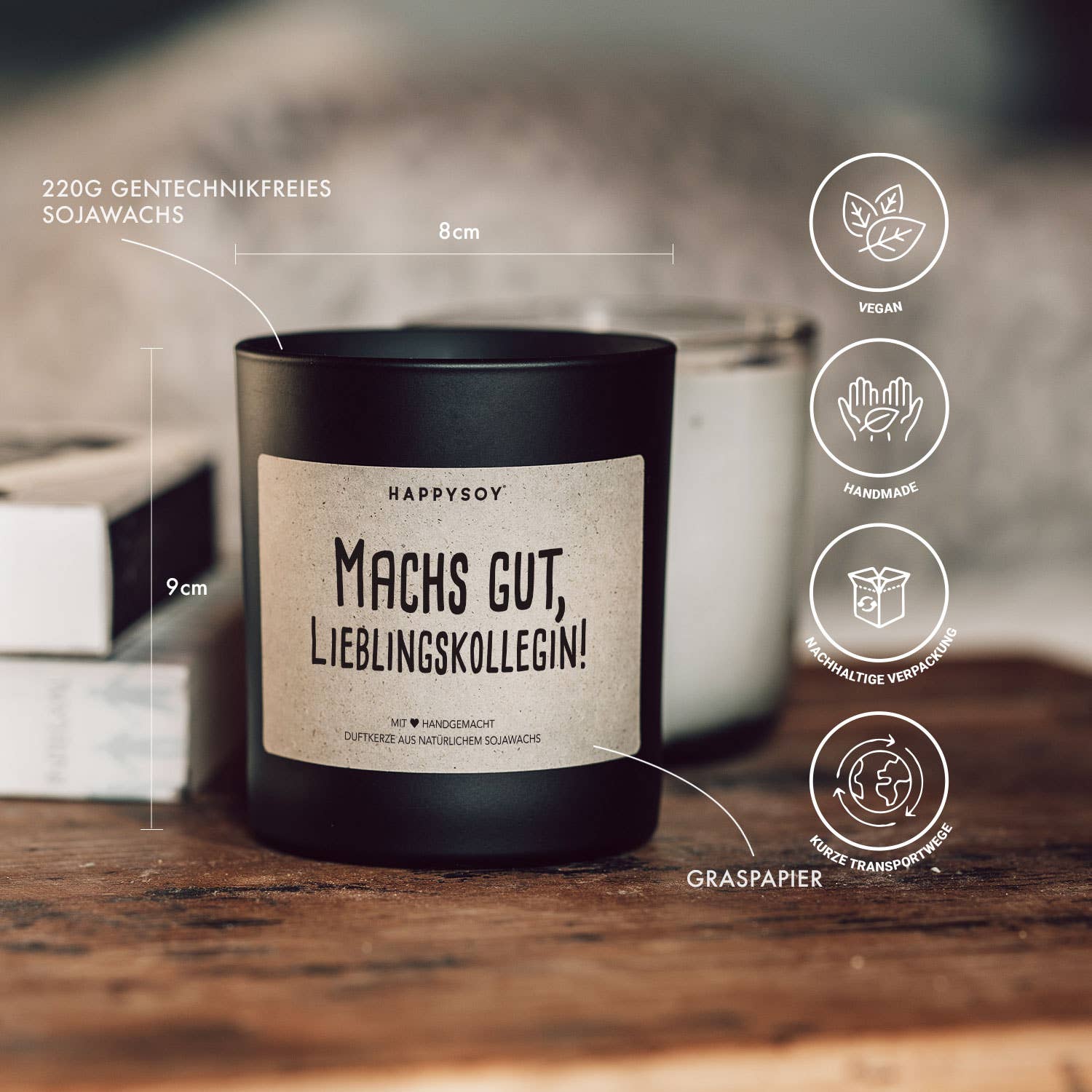 Scented candle | Today I will do absolutely nothing. Happysoy