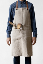Natural Linen Luxury Apron Linen Tales