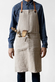 Natural Linen Luxury Apron