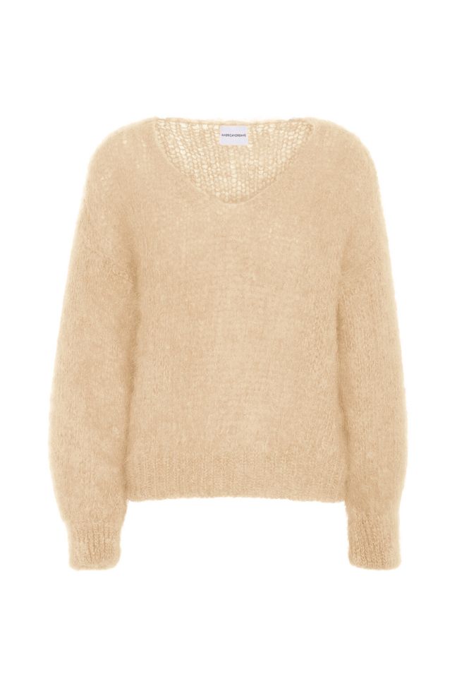 Milana LS Mohair Knit (Almond)