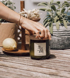 Scented candle | Stay In Bed | From wine bottle Happysoy