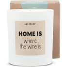 Scented candle - Home is where the wine is Happysoy